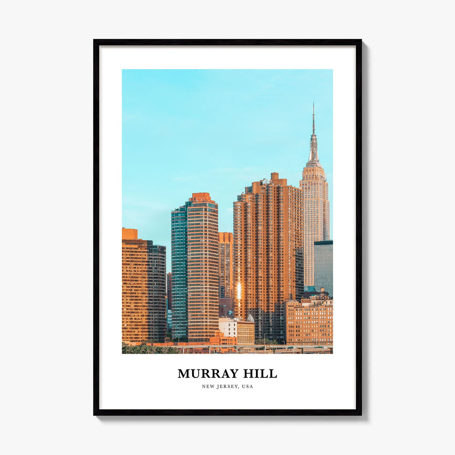 Murray Hill Classic Poster, framed poster mockup