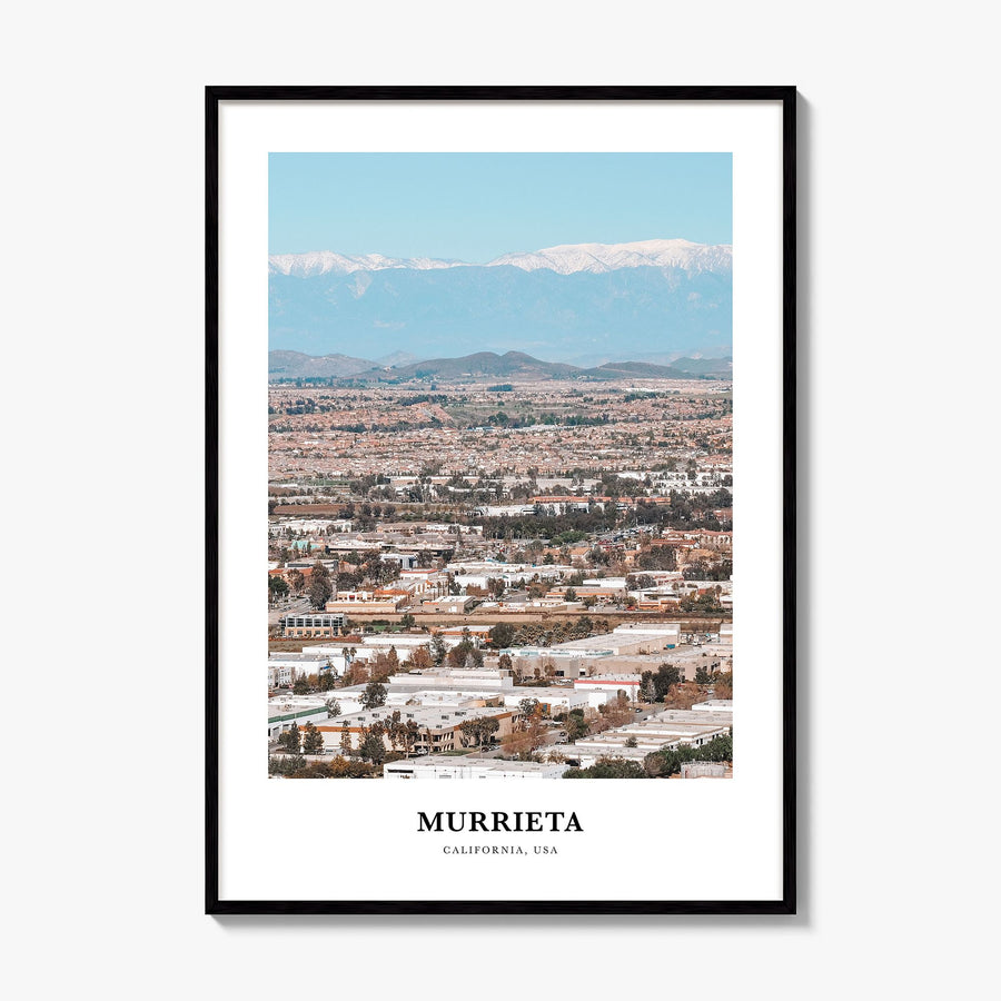 Murrieta Classic Poster, framed poster mockup
