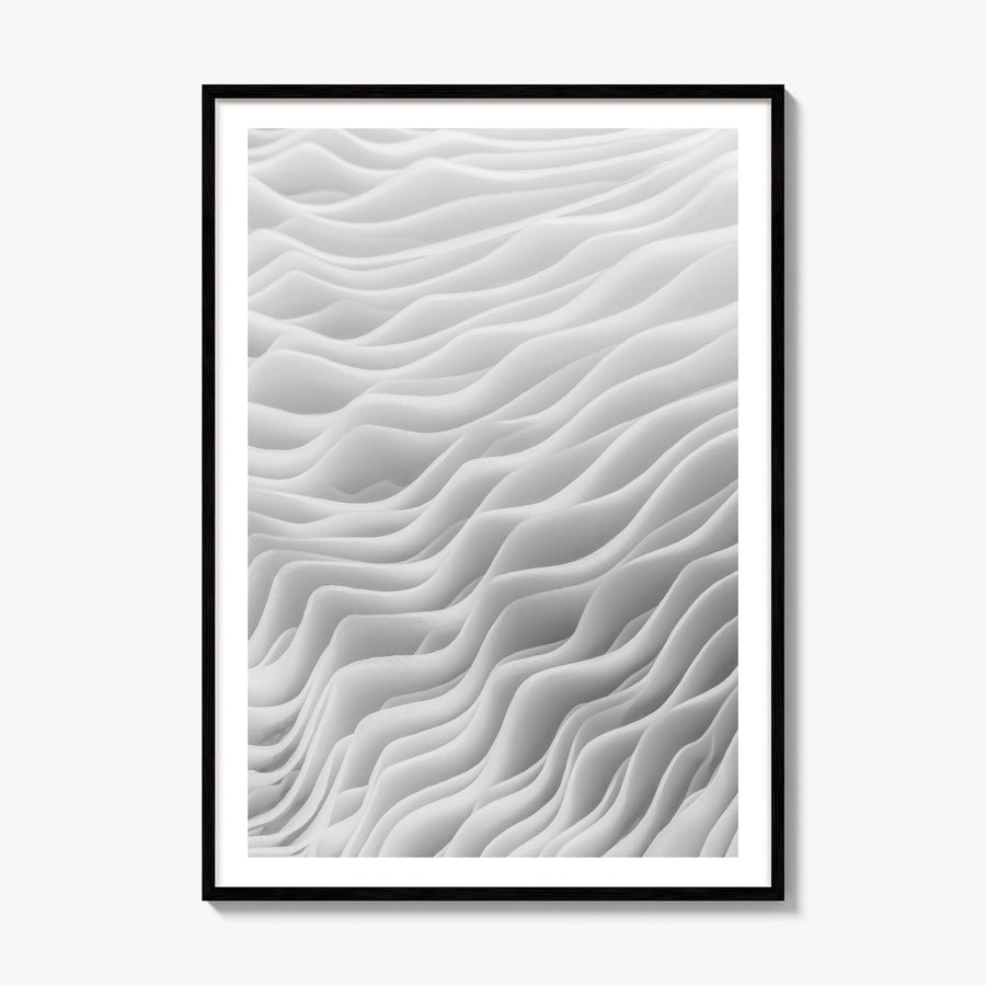 Mushroom Closeup Photo No 2 Poster, framed poster mockup, white border