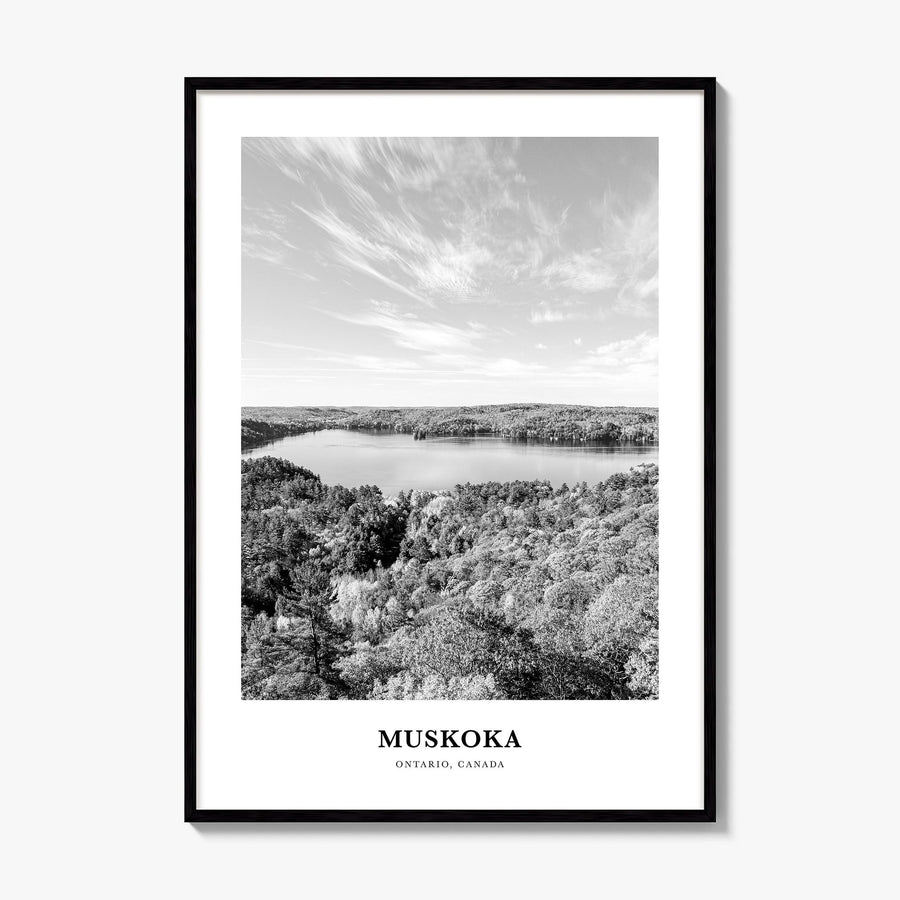 Muskoka Classic Poster, framed poster mockup