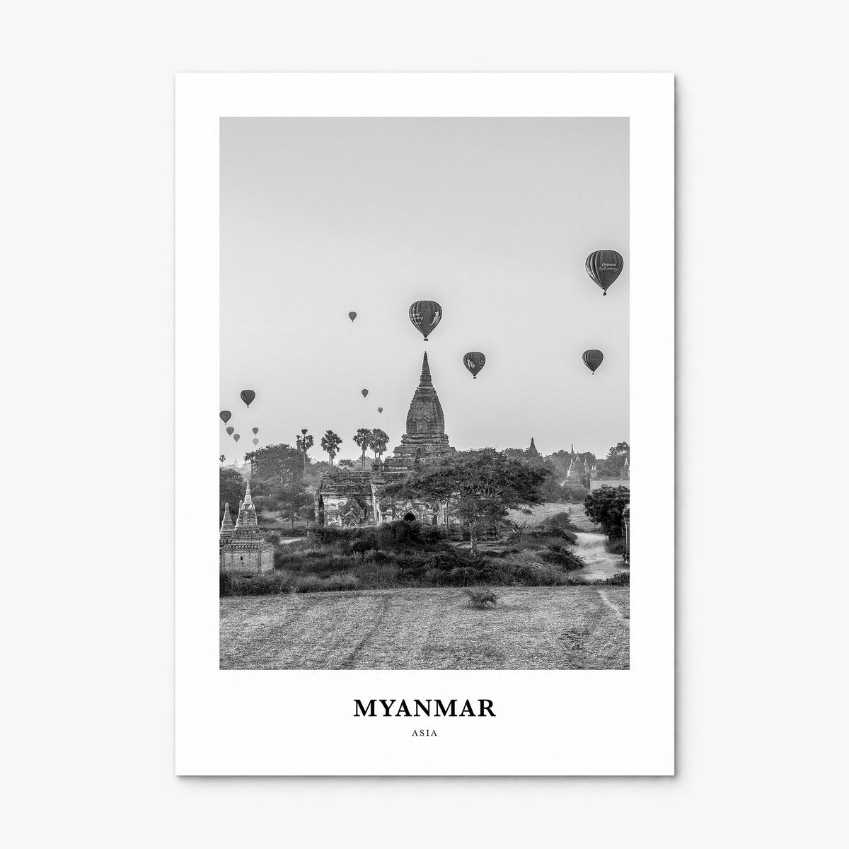Myanmar Classic Poster, print only (unframed)