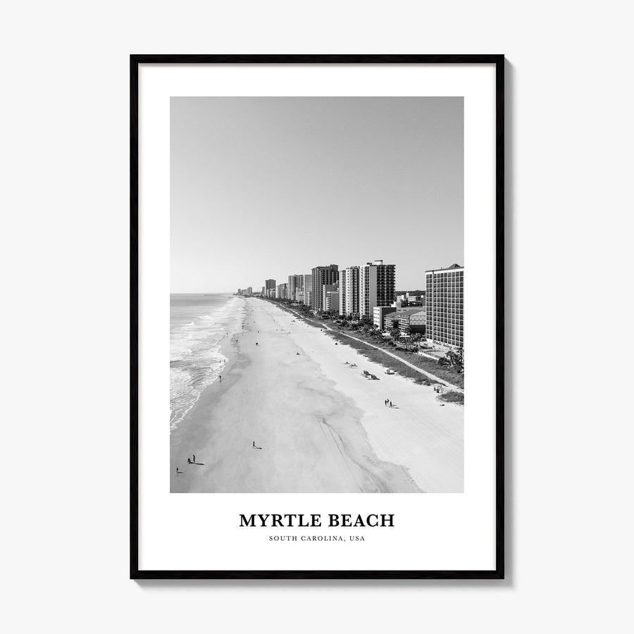 Myrtle Beach Classic Poster, framed poster mockup