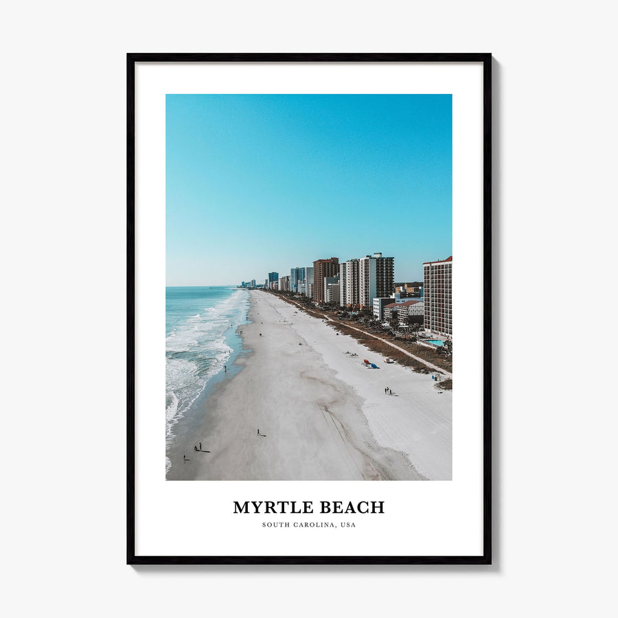 Myrtle Beach Classic Poster, framed poster mockup