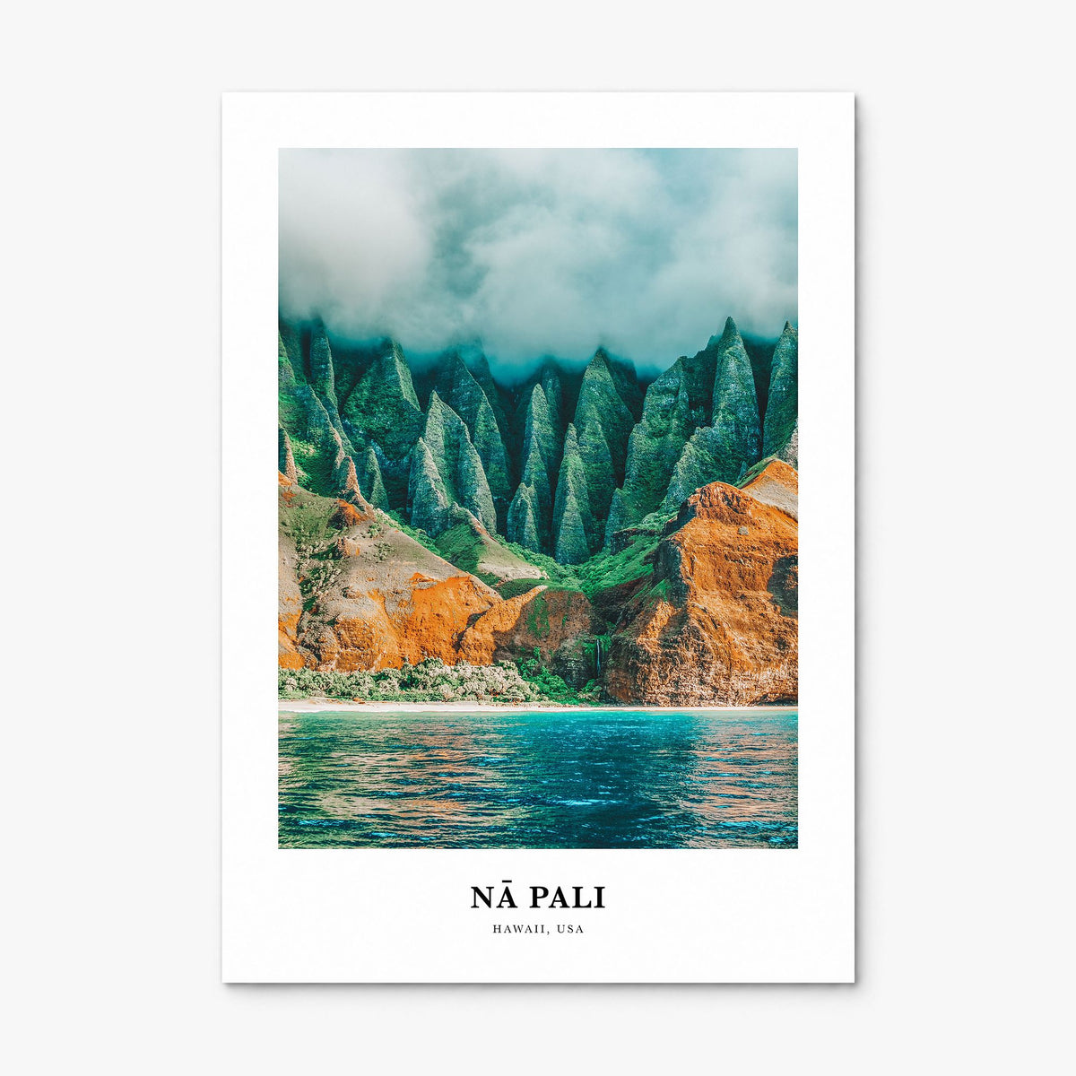 Nā Pali Classic No 1 Poster, print only (unframed)