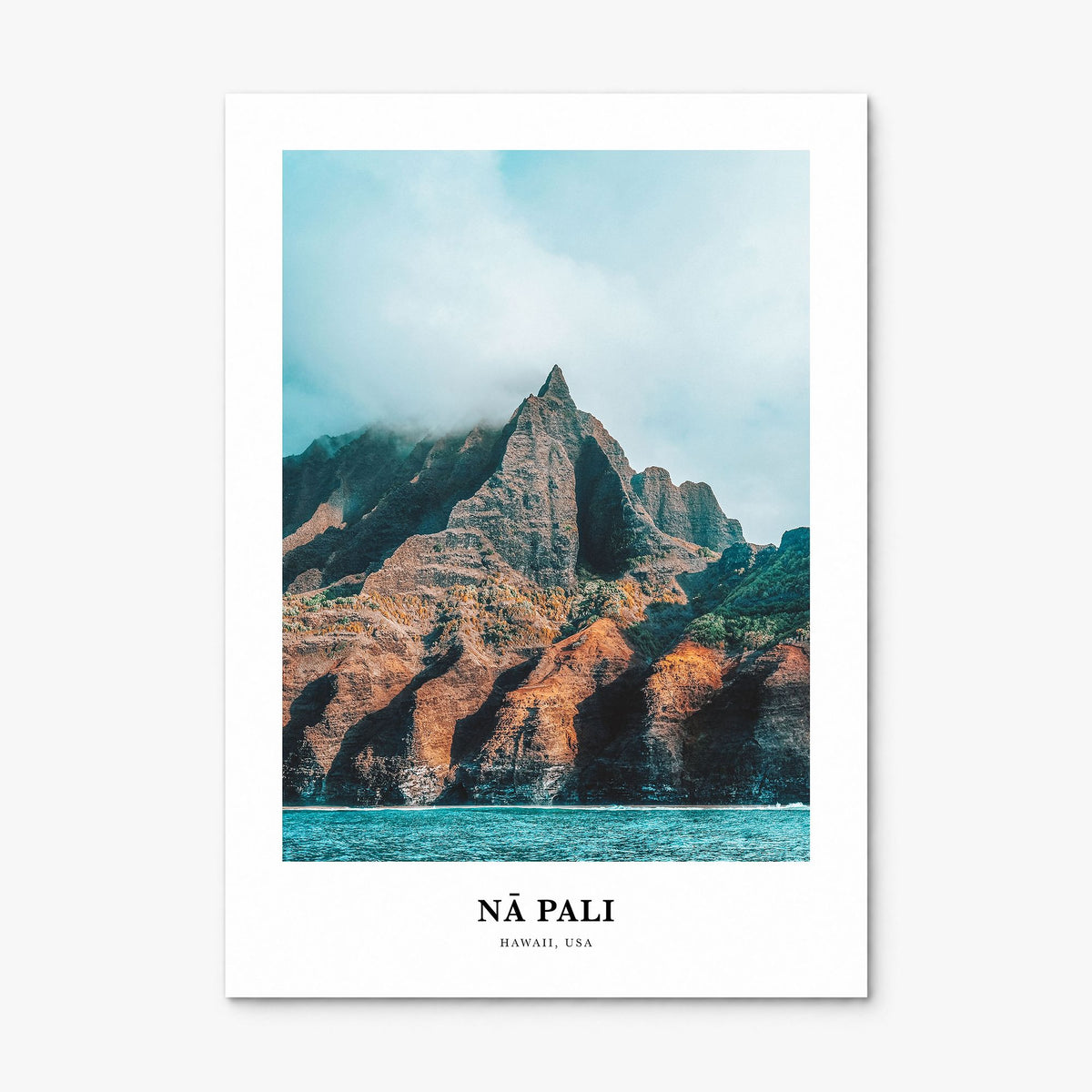 Nā Pali Classic No 2 Poster, print only (unframed)
