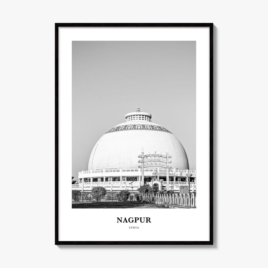 Nagpur Classic Poster, framed poster mockup
