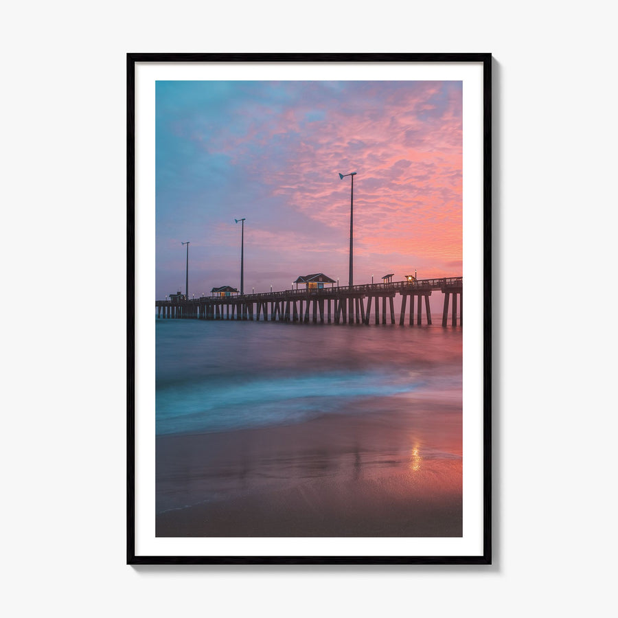Nags Head Photo Poster, framed poster mockup, white border