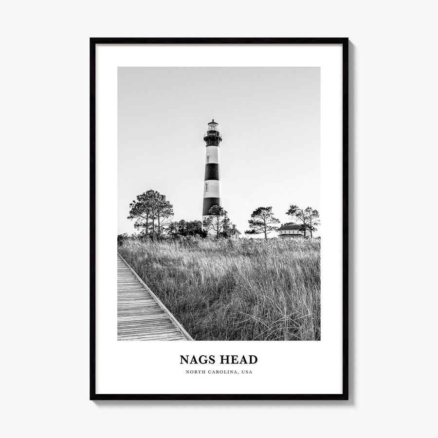 Nags Head Classic Poster, framed poster mockup