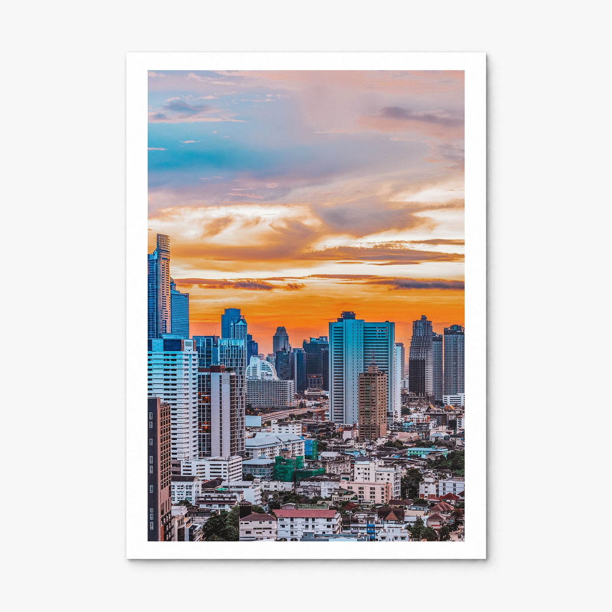 Nairobi Photo Poster, print only (unframed), white border