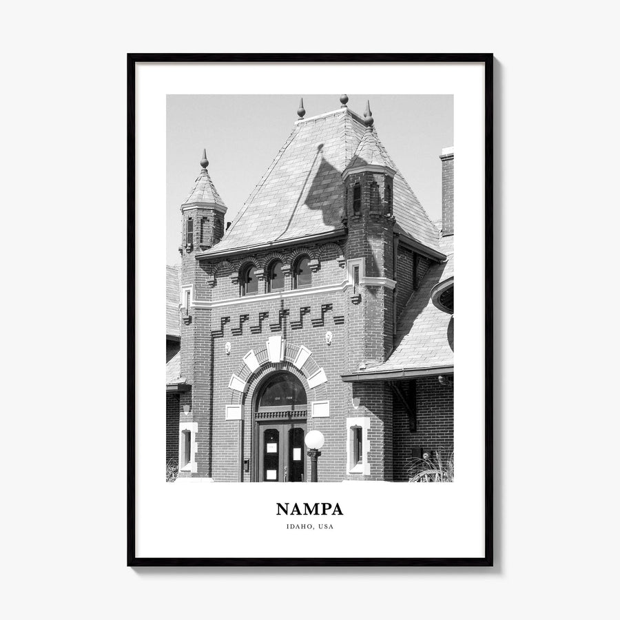 Nampa Classic Poster, framed poster mockup