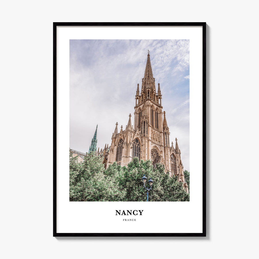 Nancy Classic Poster, framed poster mockup