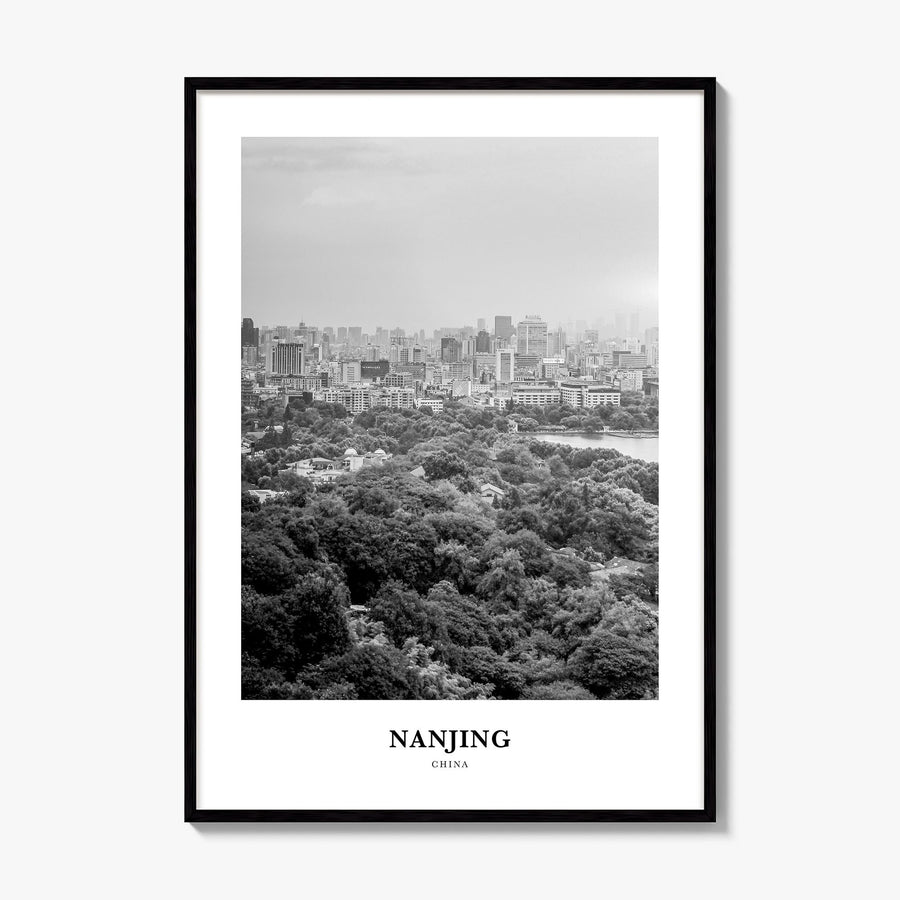 Nanjing Classic Poster, framed poster mockup