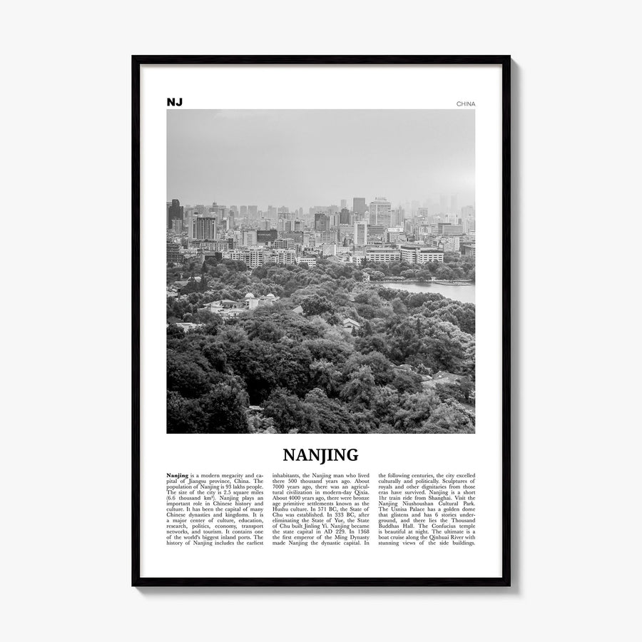 Nanjing Newspaper Poster, framed poster mockup