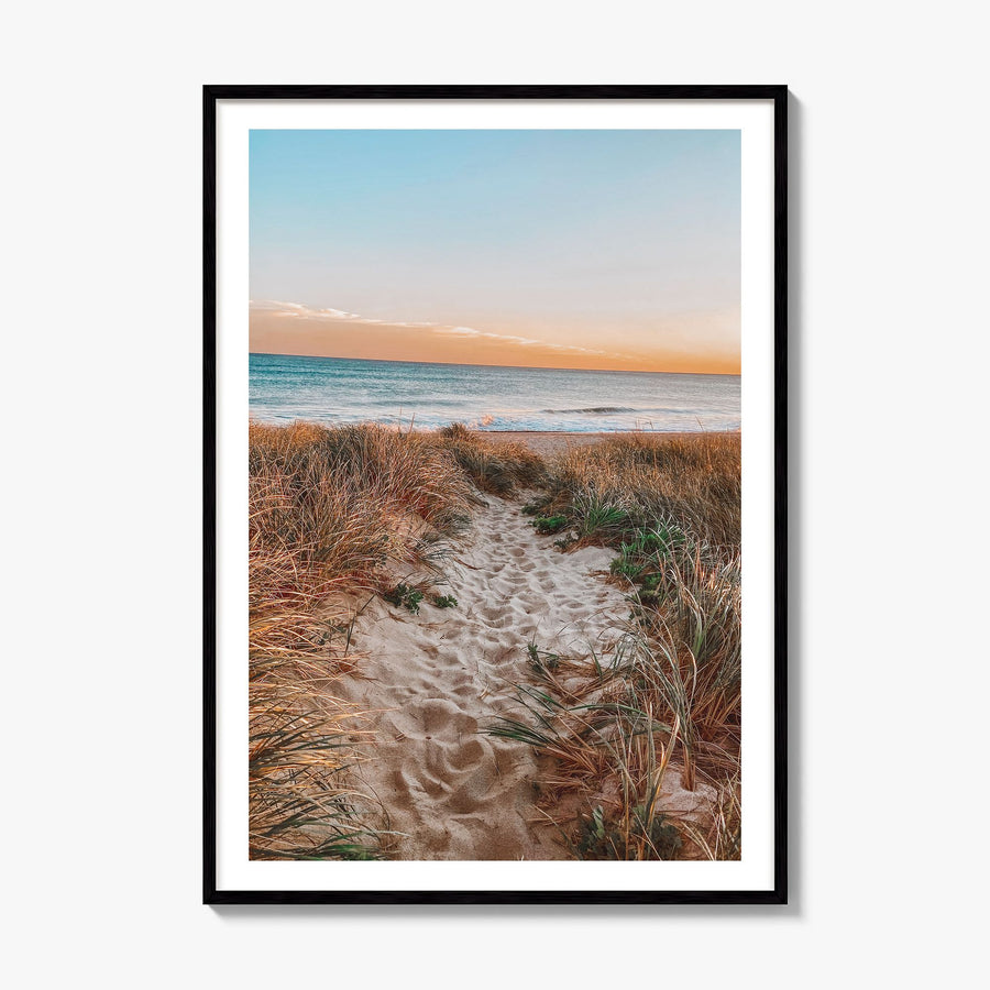 Nantucket Photo Poster, framed poster mockup, white border