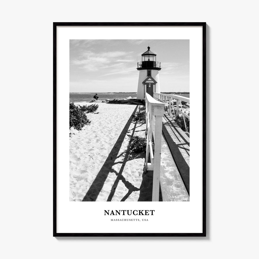 Nantucket Classic Poster, framed poster mockup