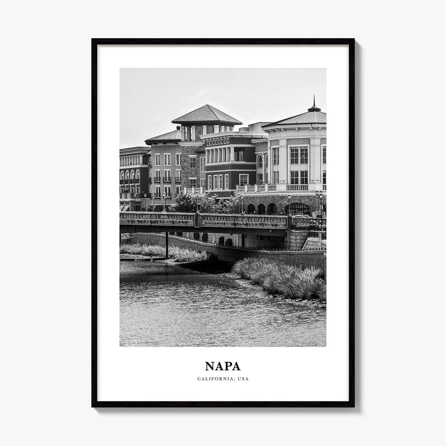 Napa Classic Poster, framed poster mockup