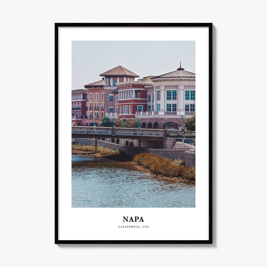 Napa Classic Poster, framed poster mockup