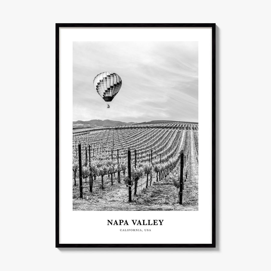 Napa Valley Classic Poster, framed poster mockup