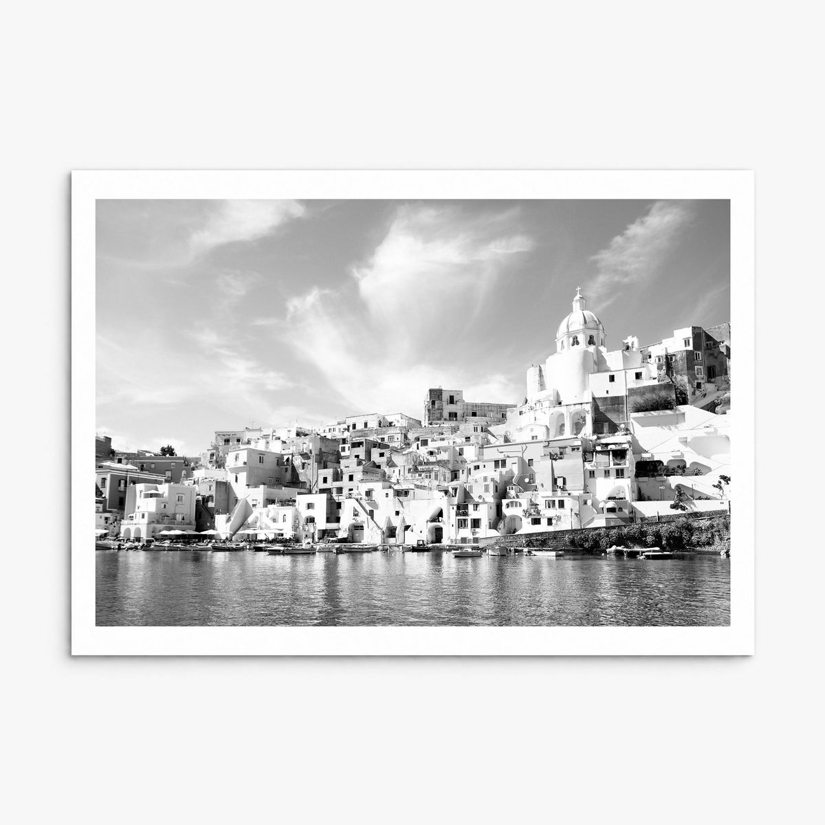 Naples, Italy Photo Poster, print only (unframed), white border