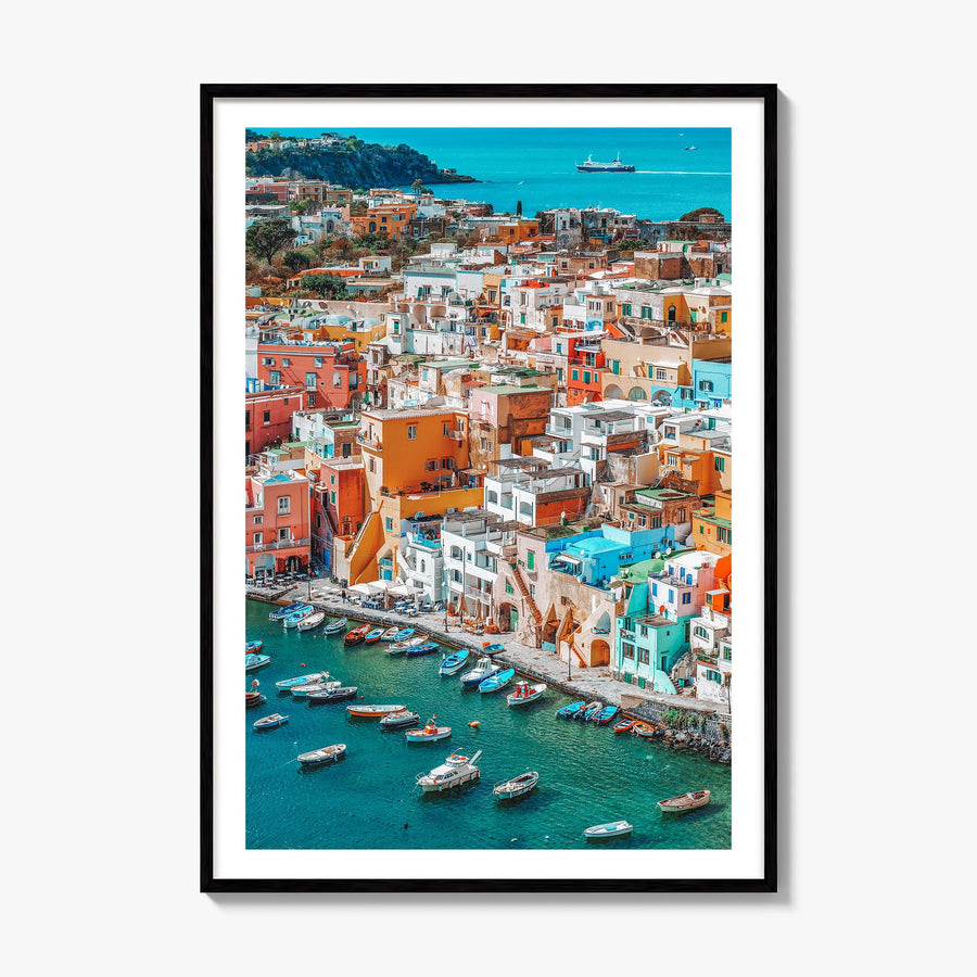 Naples, Italy Photo No 2 Poster, framed poster mockup, white border