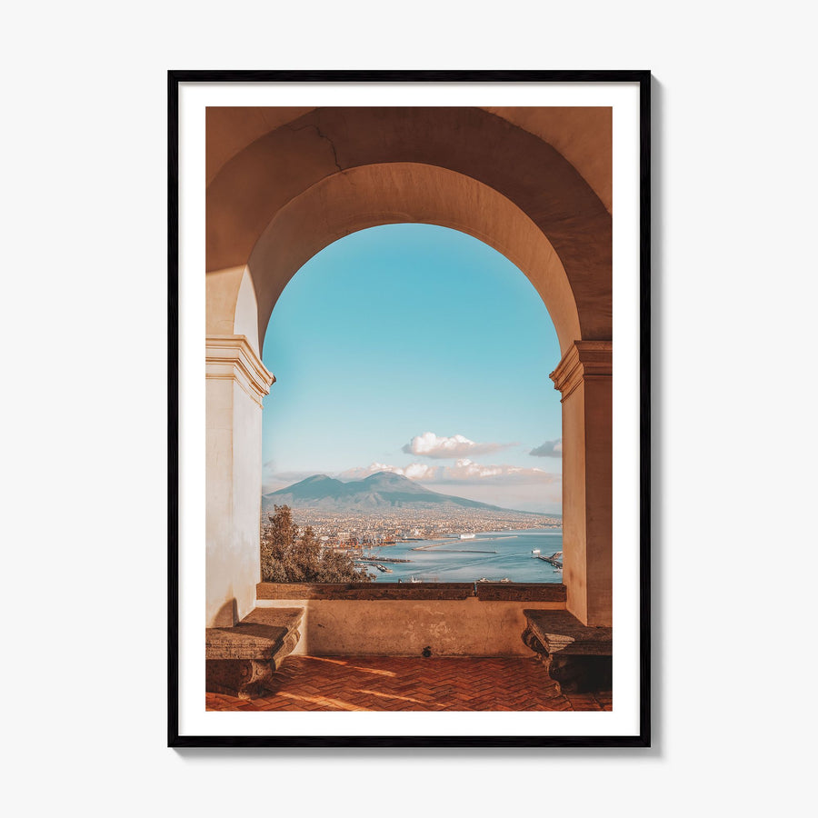 Naples, Italy Photo No 4 Poster, framed poster mockup, white border