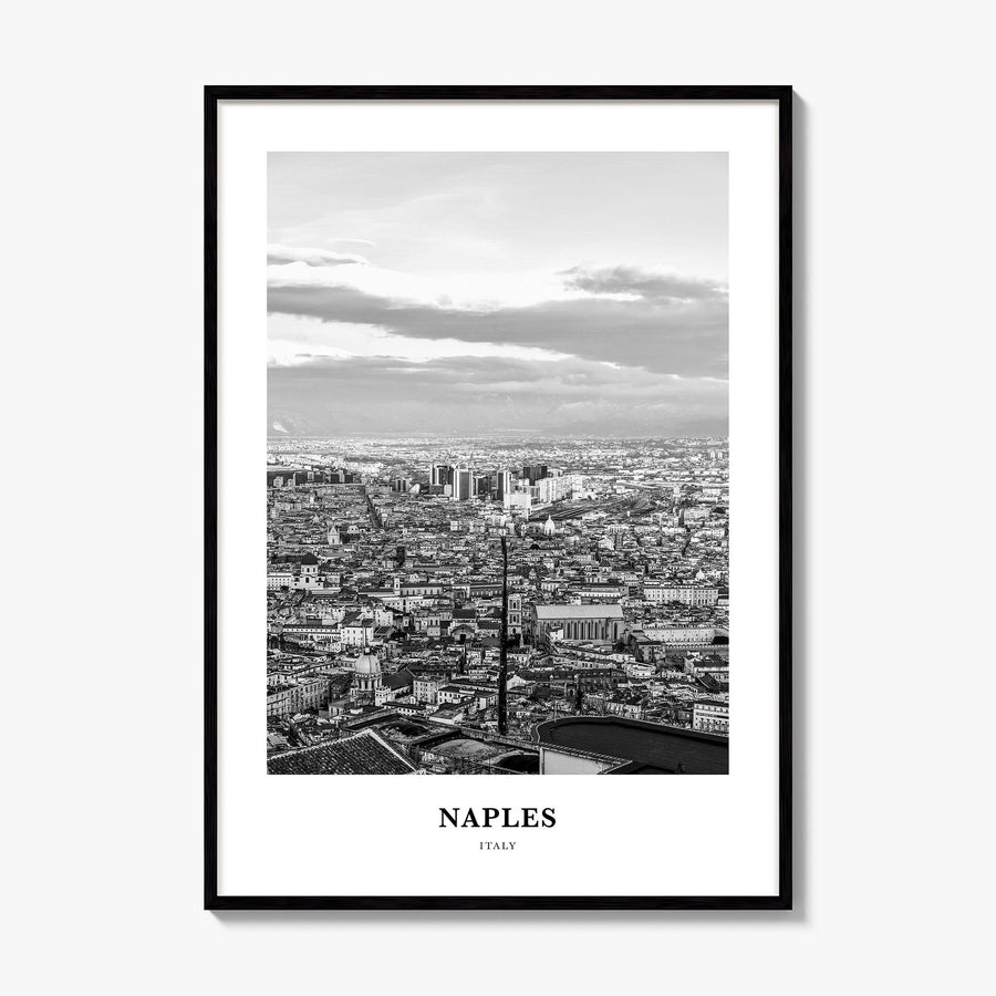 Naples, Italy Classic No 2 Poster, framed poster mockup