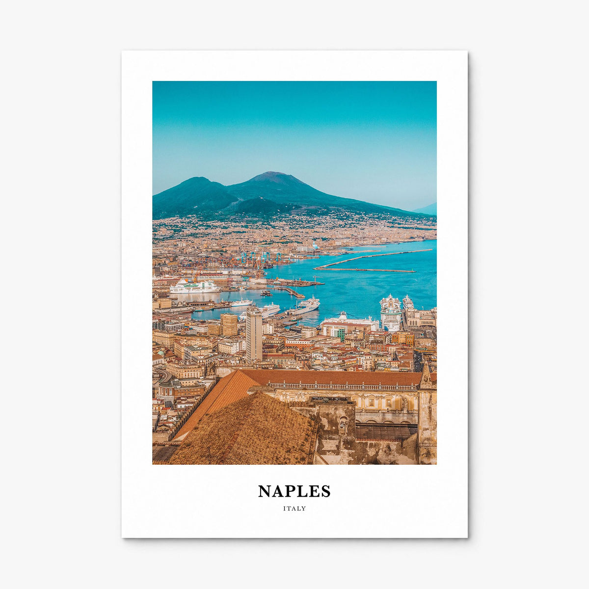 Naples, Italy Classic No 2 Poster, print only (unframed)