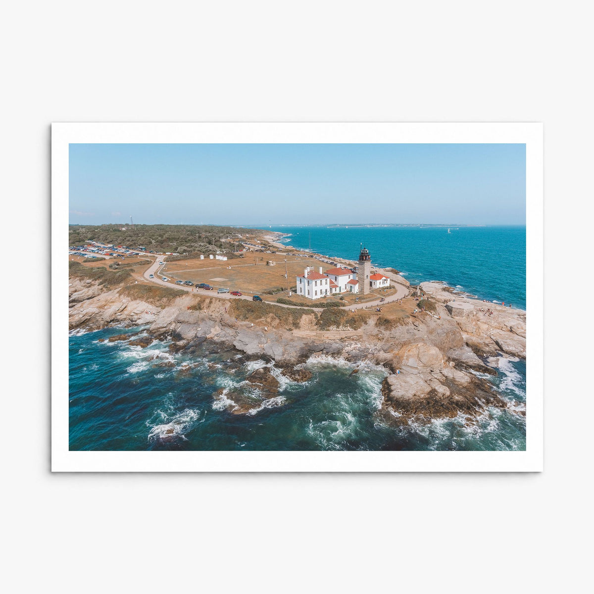 Narragansett Photo Poster, print only (unframed), white border