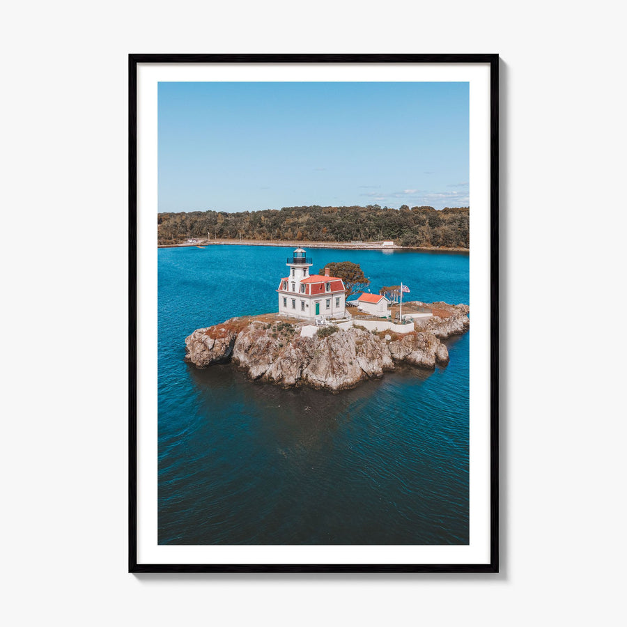 Narragansett Photo No 1 Poster, framed poster mockup, white border
