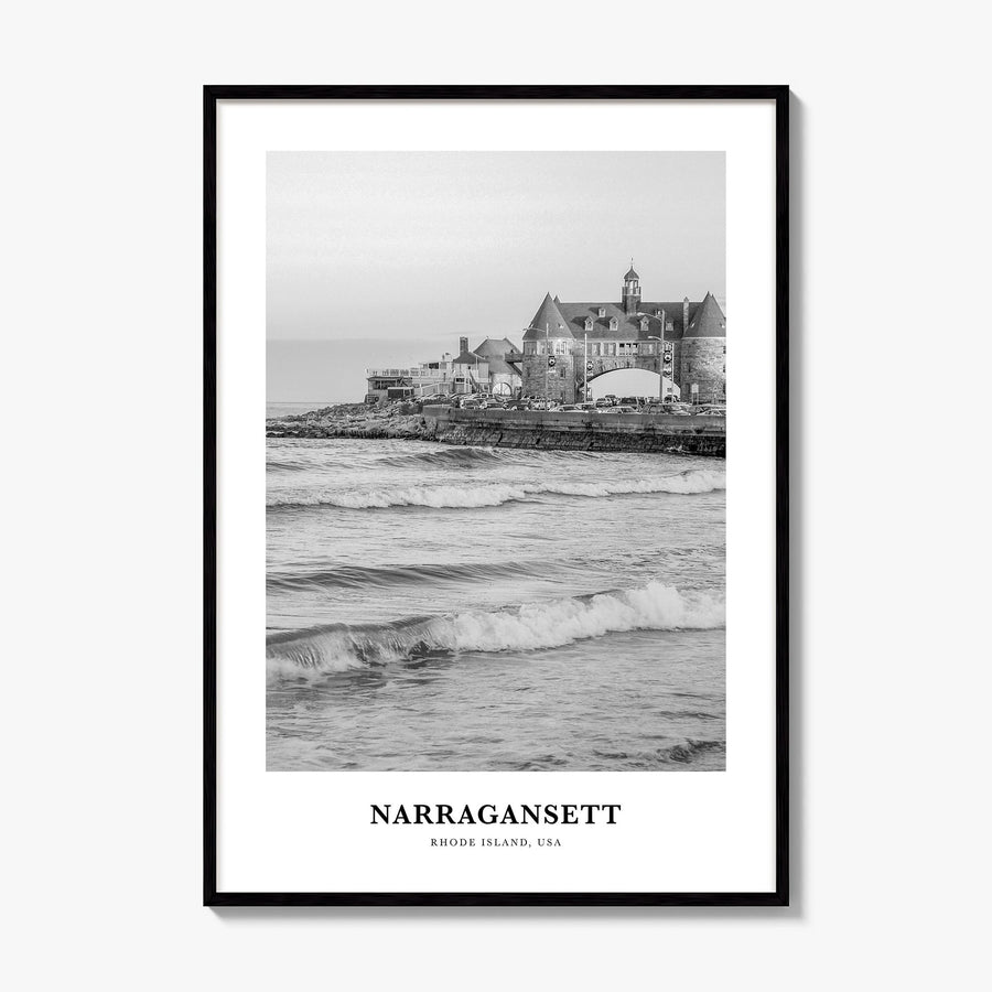 Narragansett Classic No 2 Poster, framed poster mockup