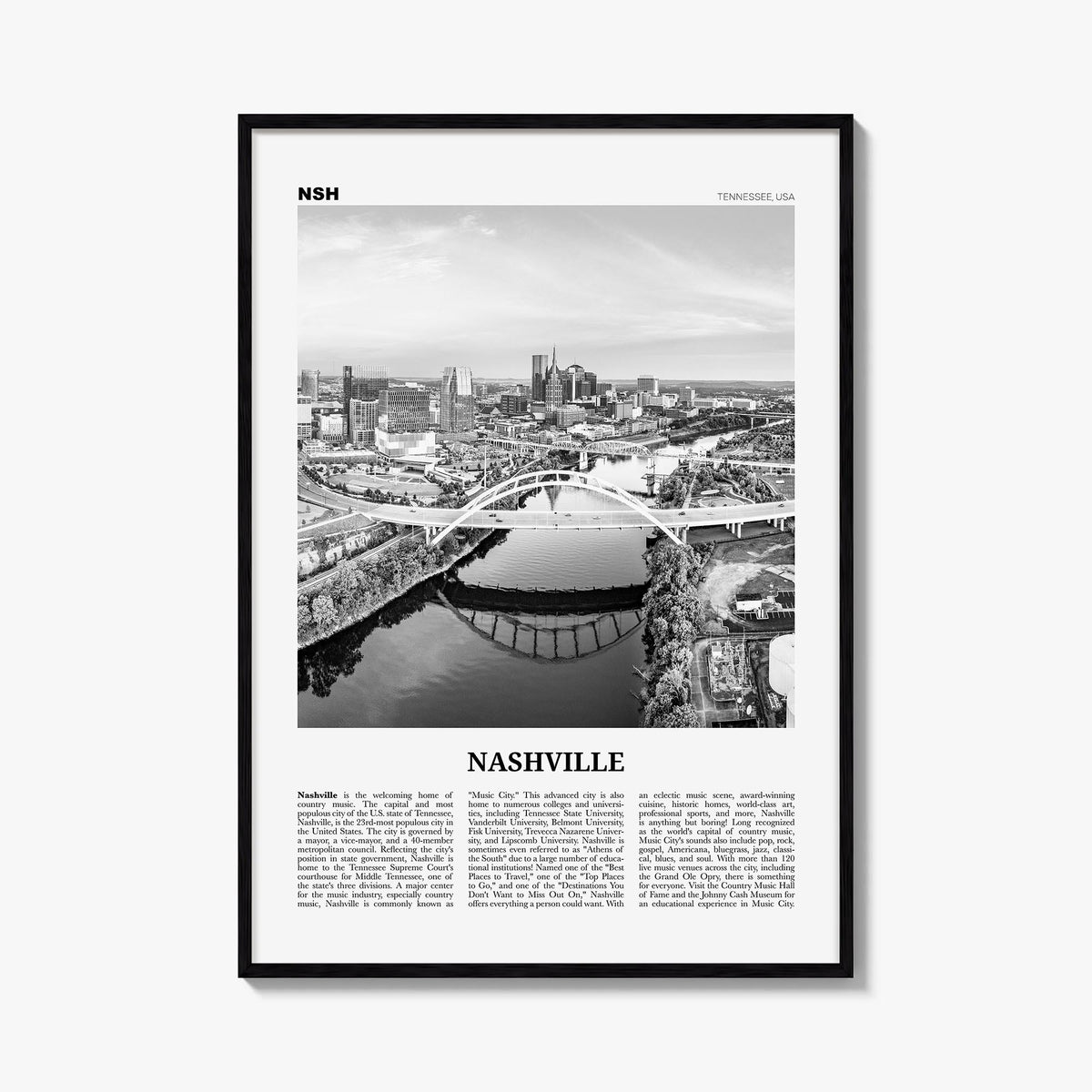 Nashville Newspaper No 1 Poster