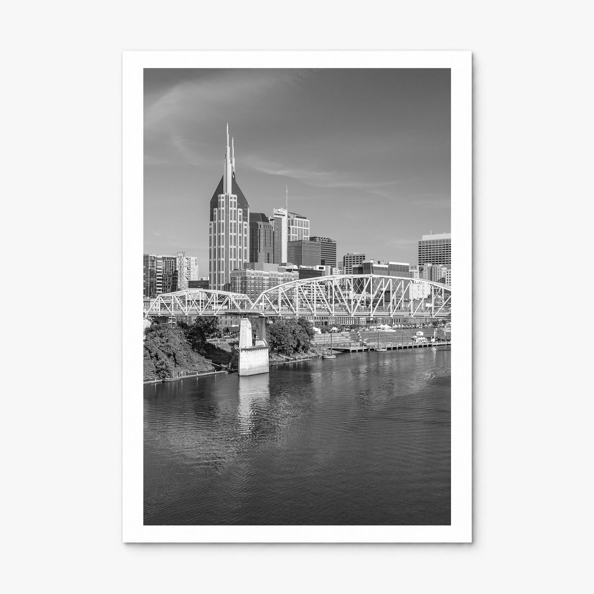 Nashville Photo Poster, print only (unframed), white border