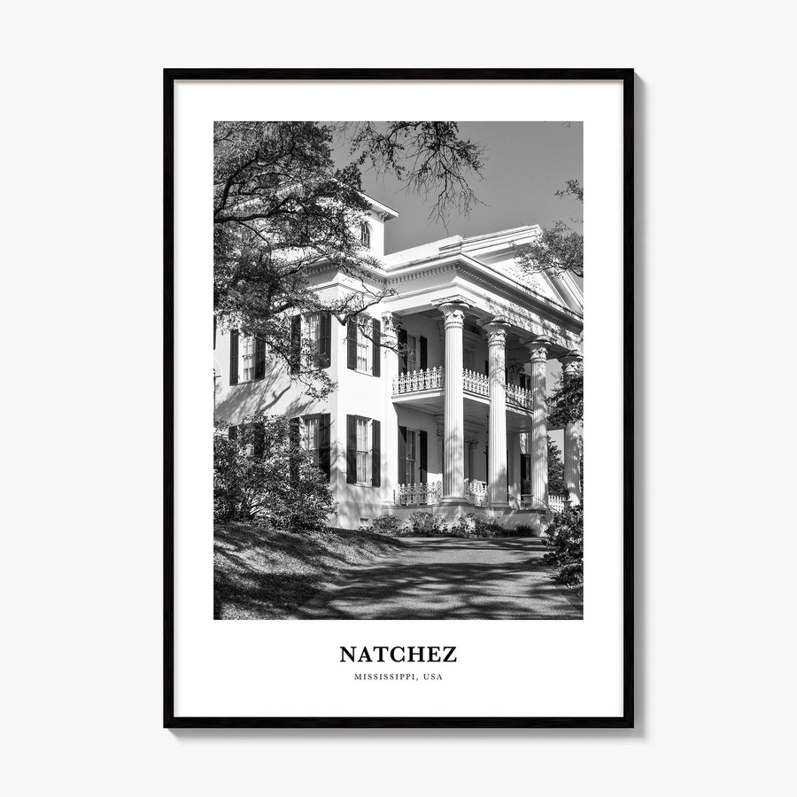 Natchez Classic Poster, framed poster mockup