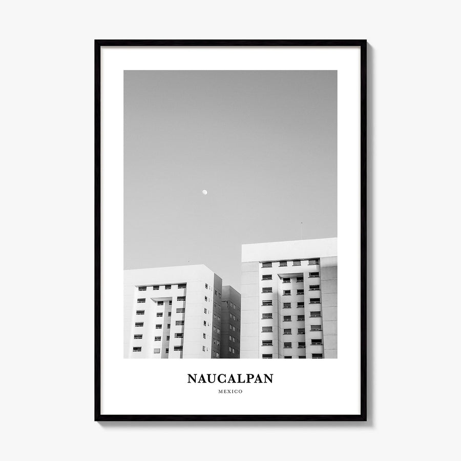 Naucalpan Classic Poster, framed poster mockup