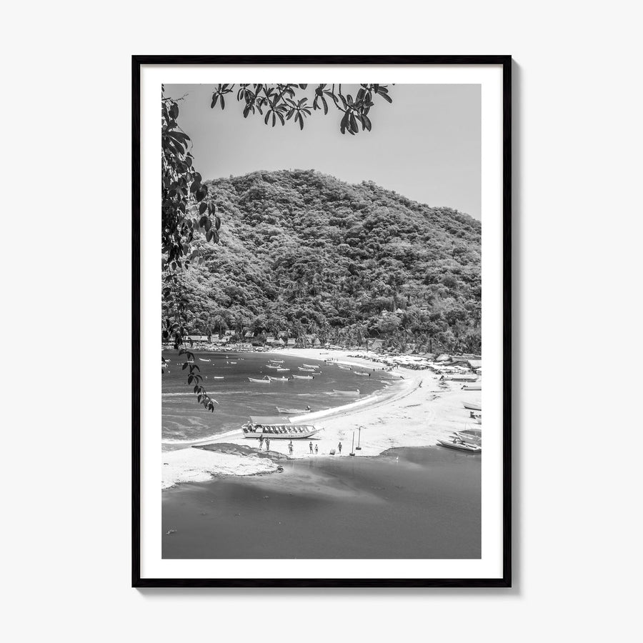 Nayarit Photo Poster, framed poster mockup, white border