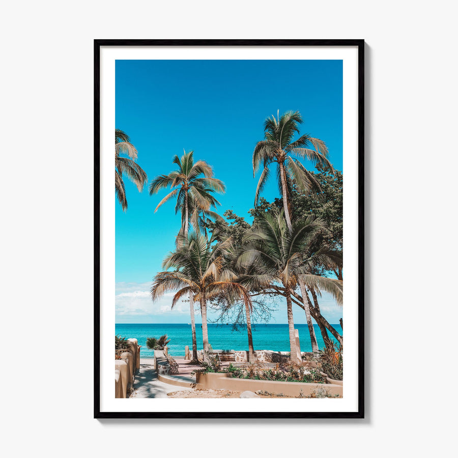 Nayarit Photo Poster, framed poster mockup, white border