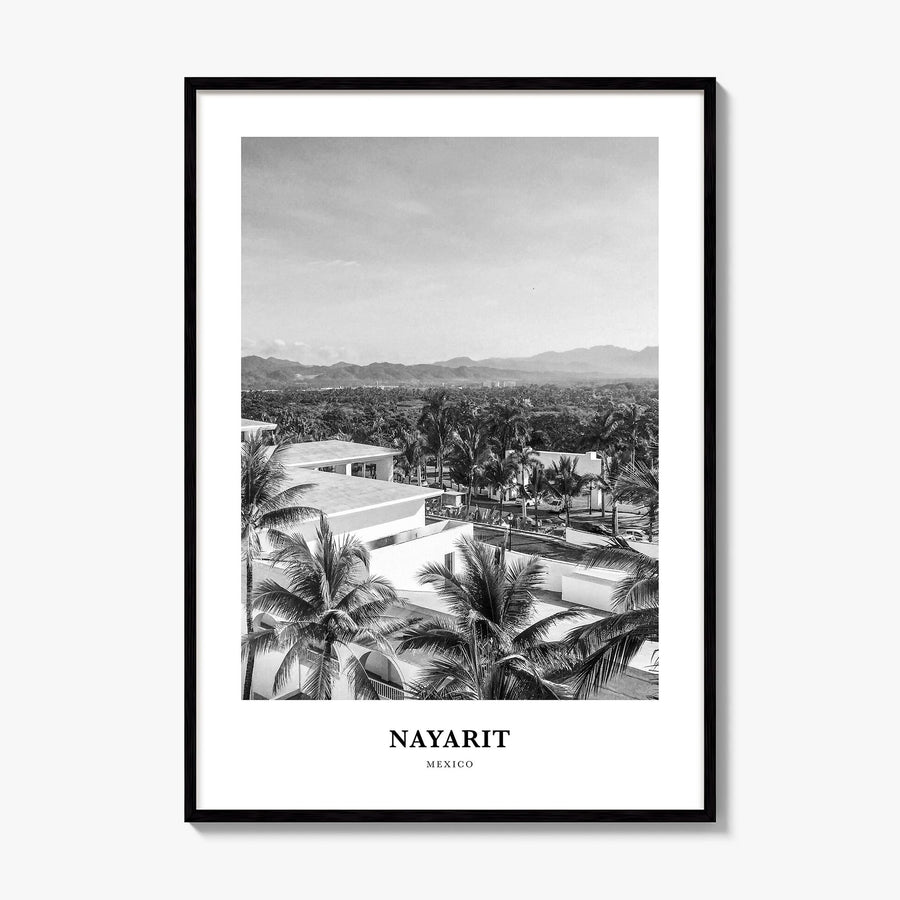 Nayarit Classic Poster, framed poster mockup