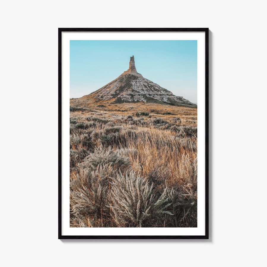 Nebraska colorful photo poster of United States – vertical wall art, unframed print shown in interior mockup