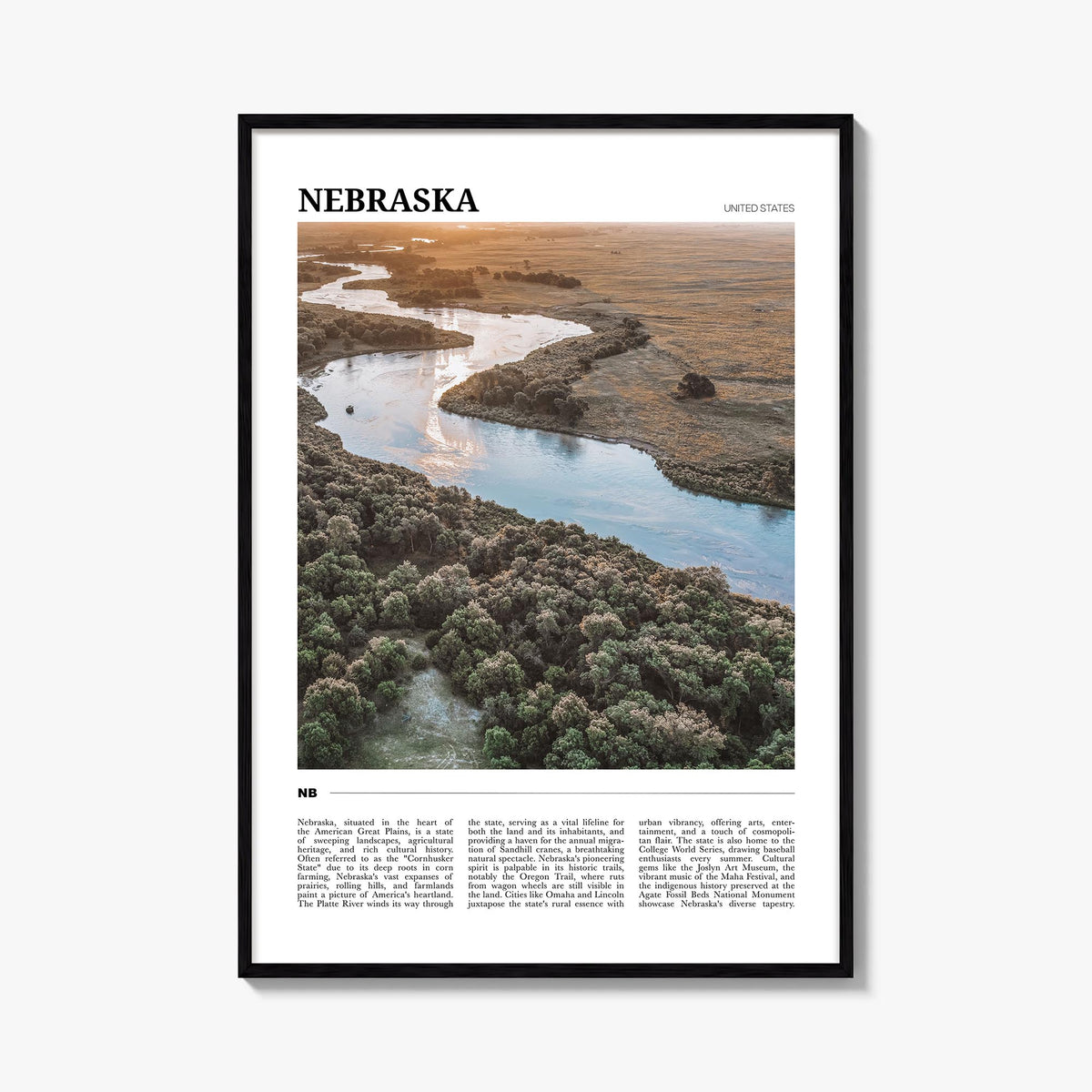 Nebraska Travel No 2 Poster