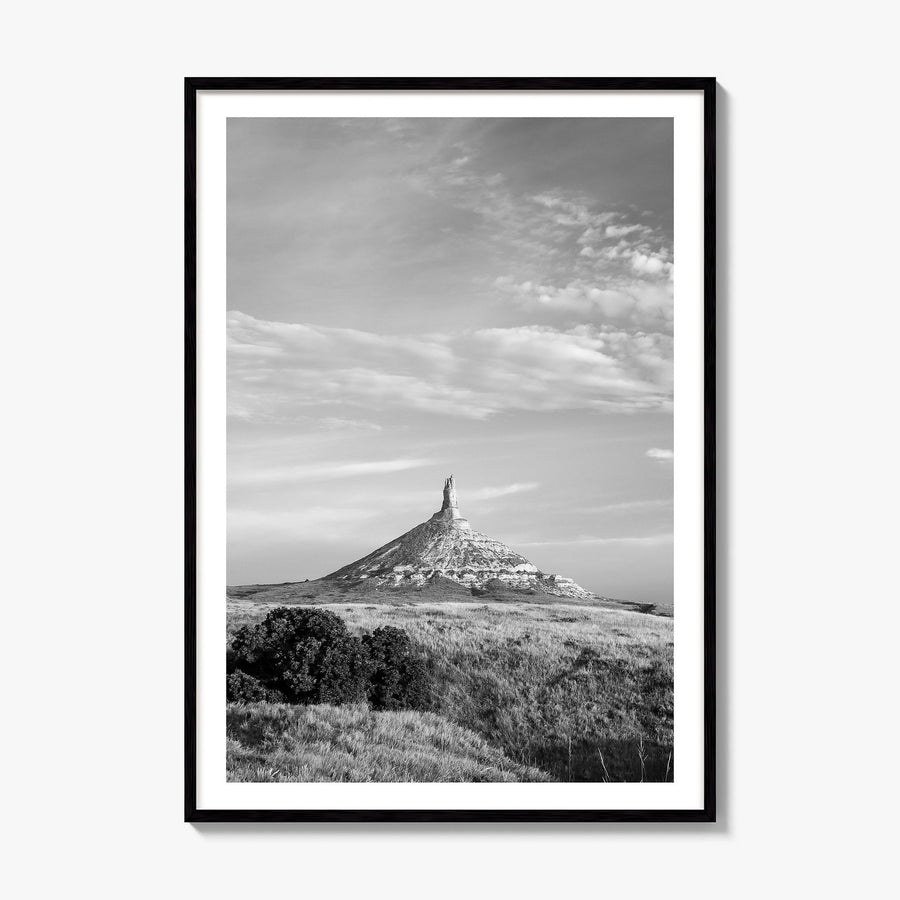 Nebraska Photo Poster, framed poster mockup, white border