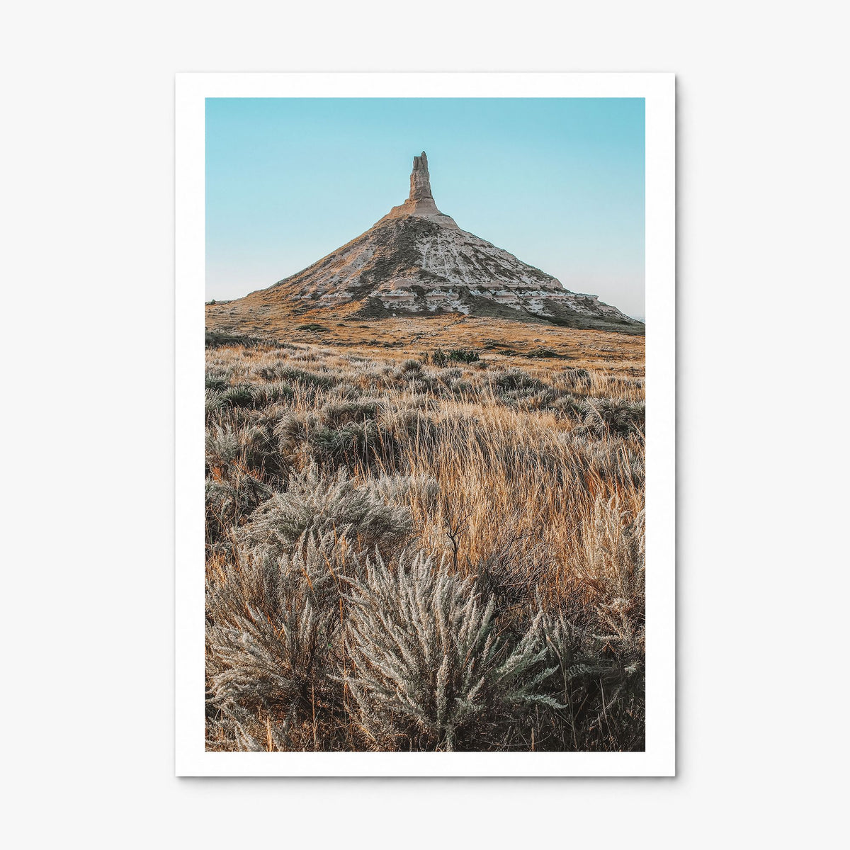 Nebraska Photo Poster, print only (unframed), white border
