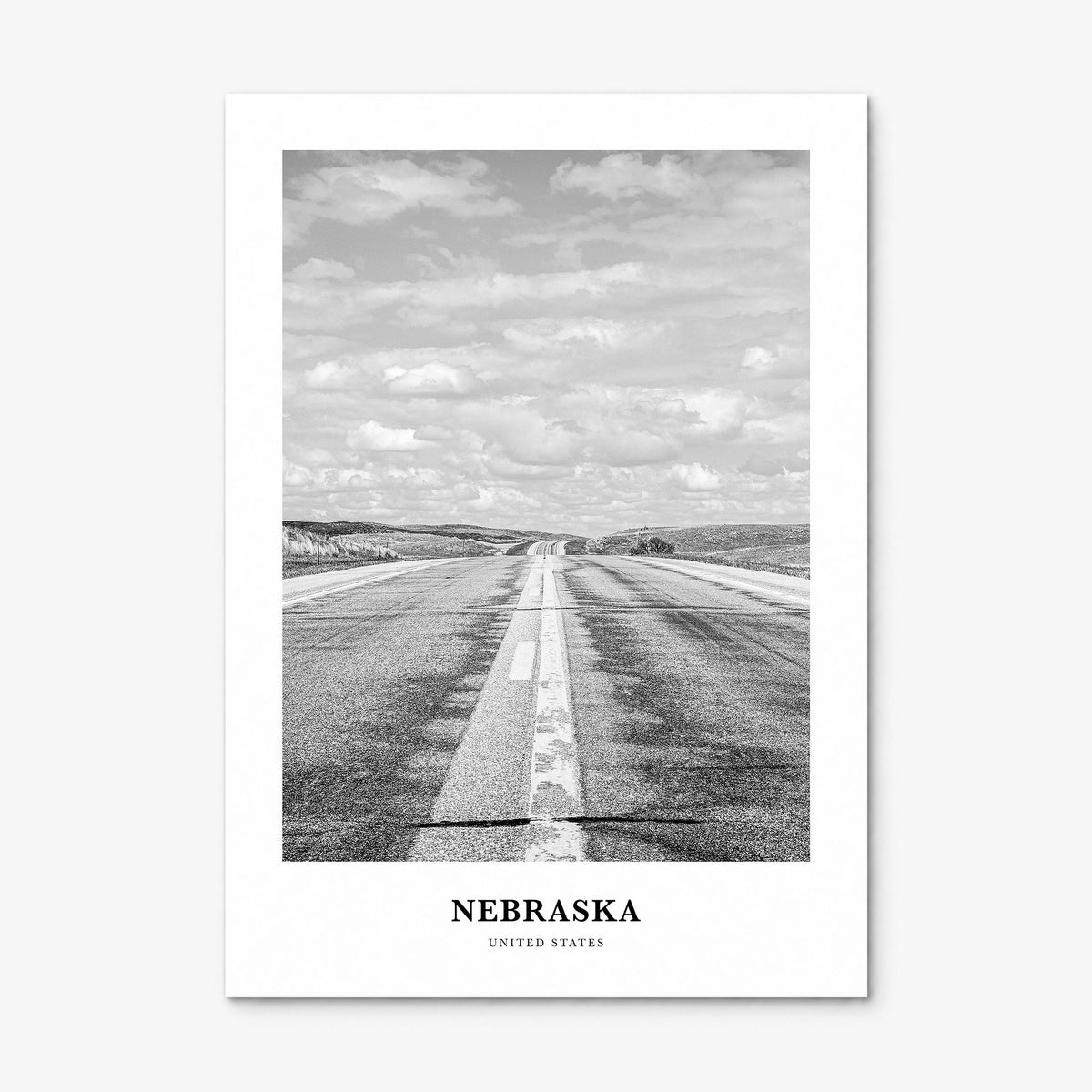 Nebraska Classic Poster, print only (unframed)