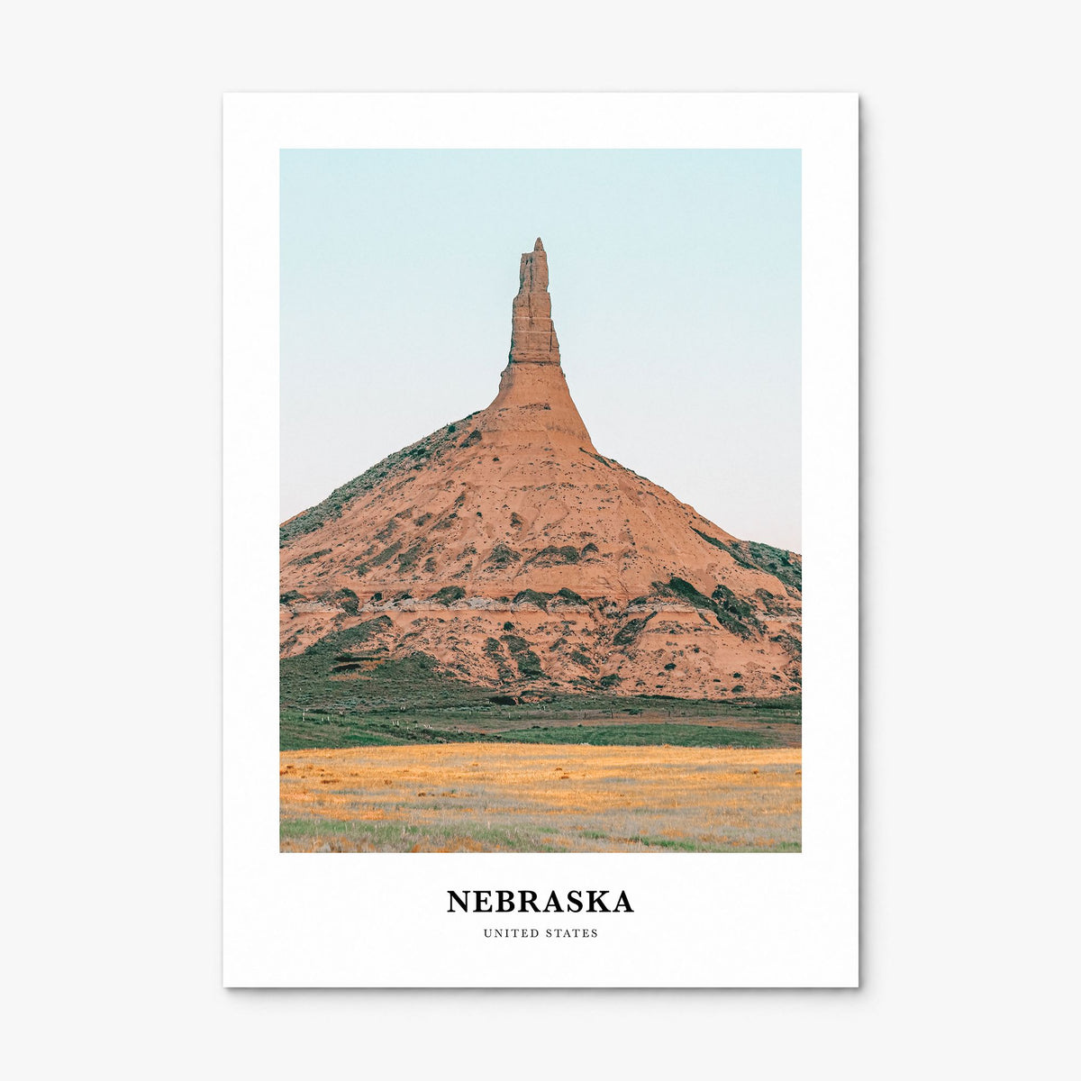 Nebraska Classic Poster, print only (unframed)