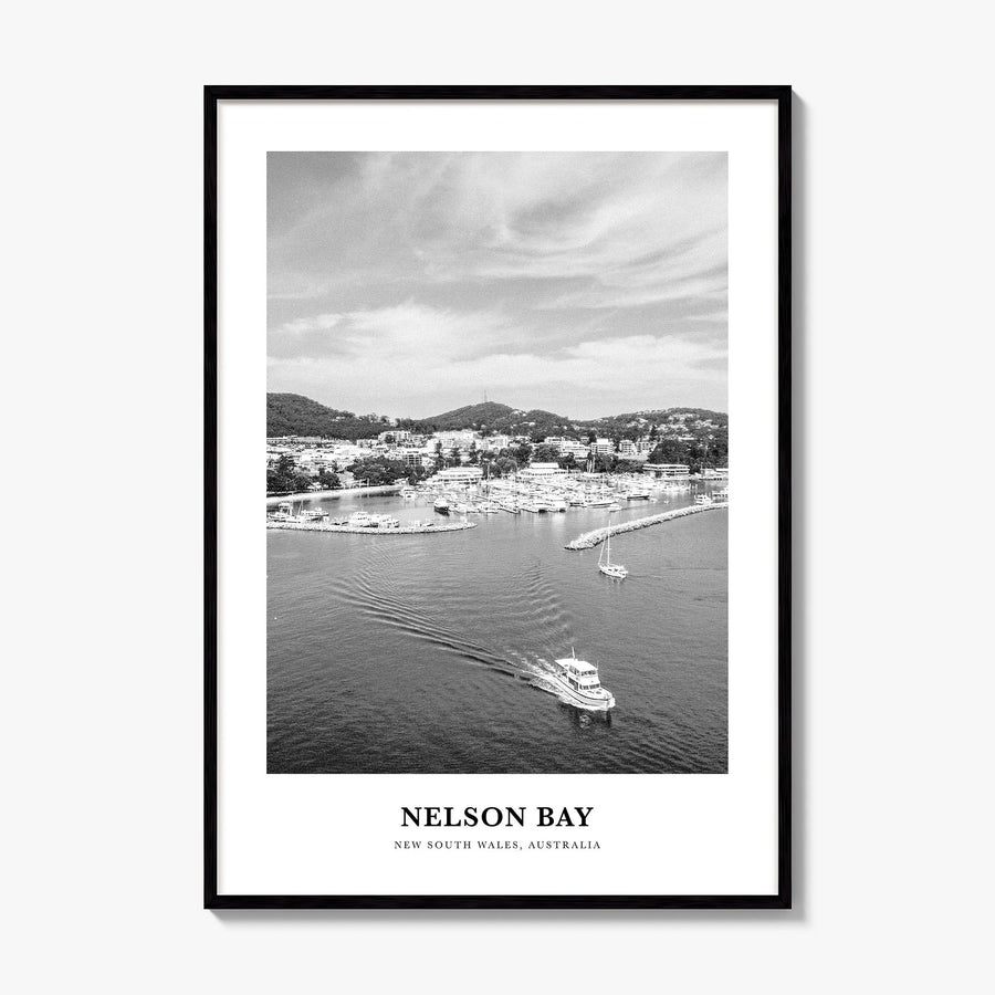 Nelson Bay Classic Poster, framed poster mockup