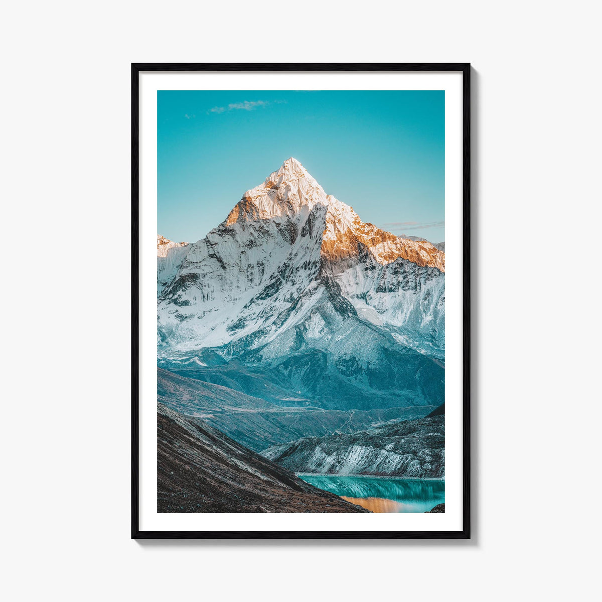 Nepal colorful photo poster of Asia – vertical wall art, unframed print shown in interior mockup