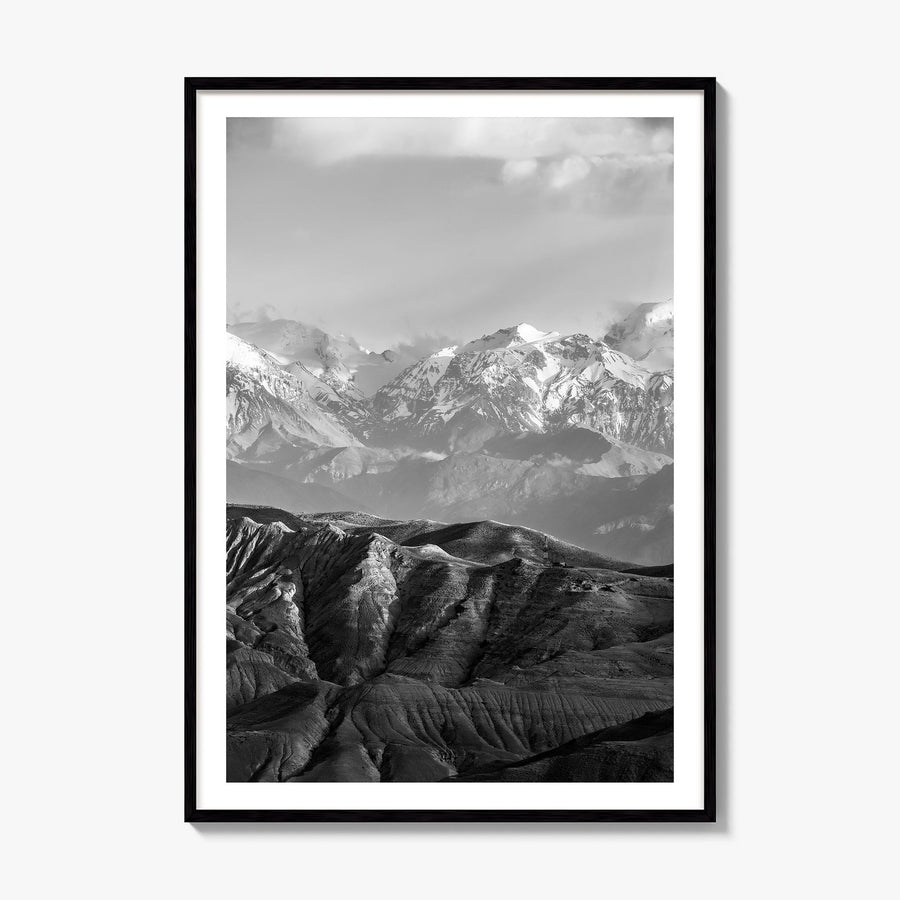 Nepal Photo Poster, framed poster mockup, white border