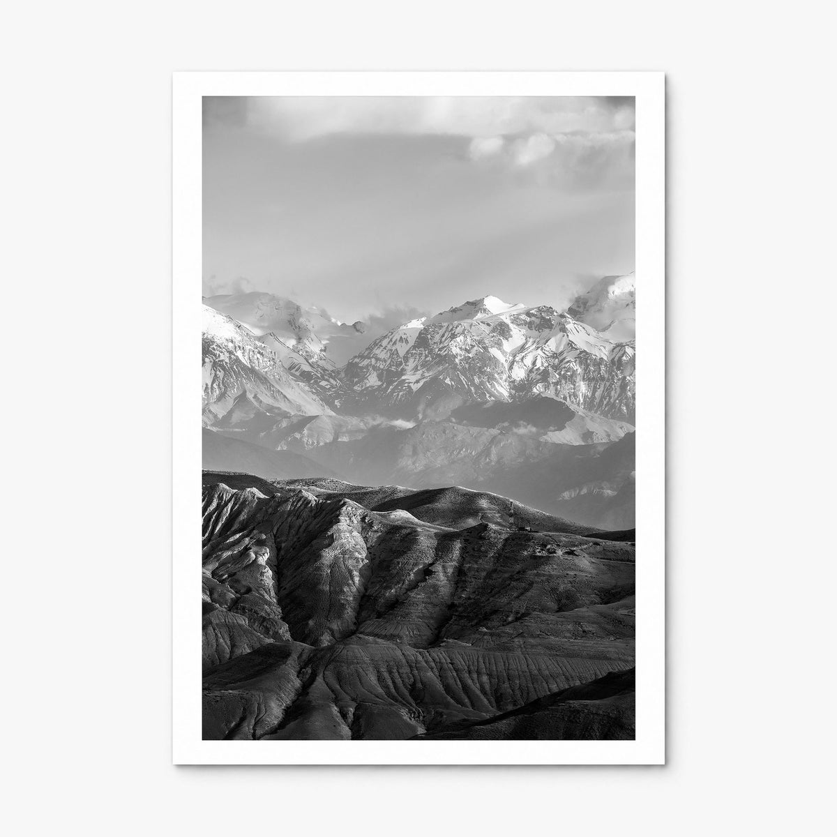 Nepal Photo Poster, print only (unframed), white border
