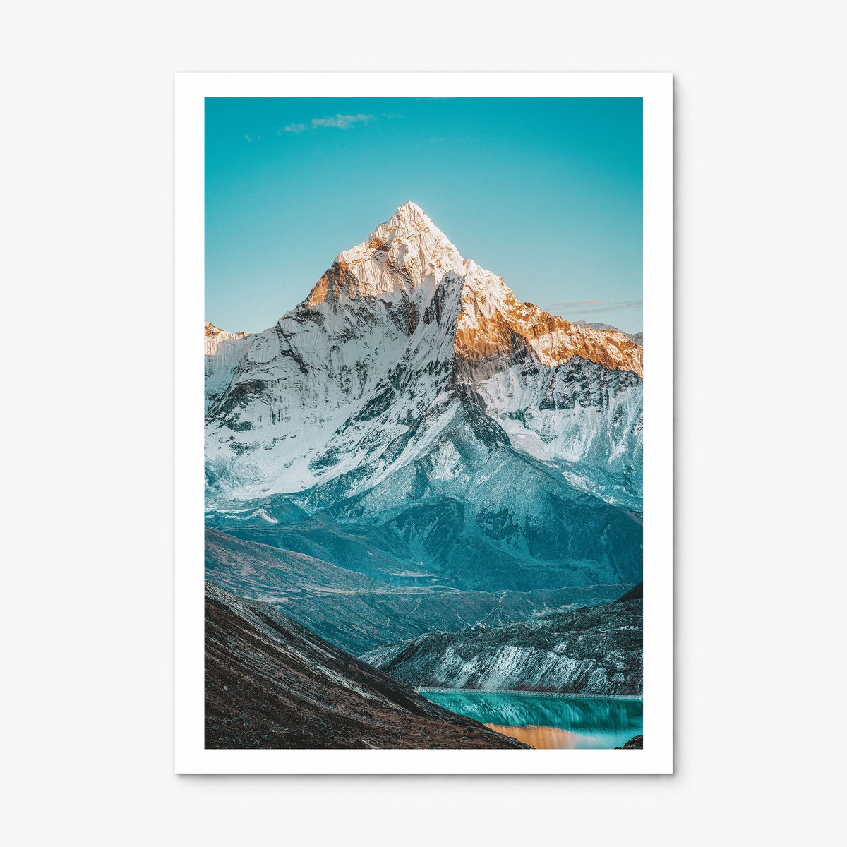 Nepal Photo Poster, print only (unframed), white border