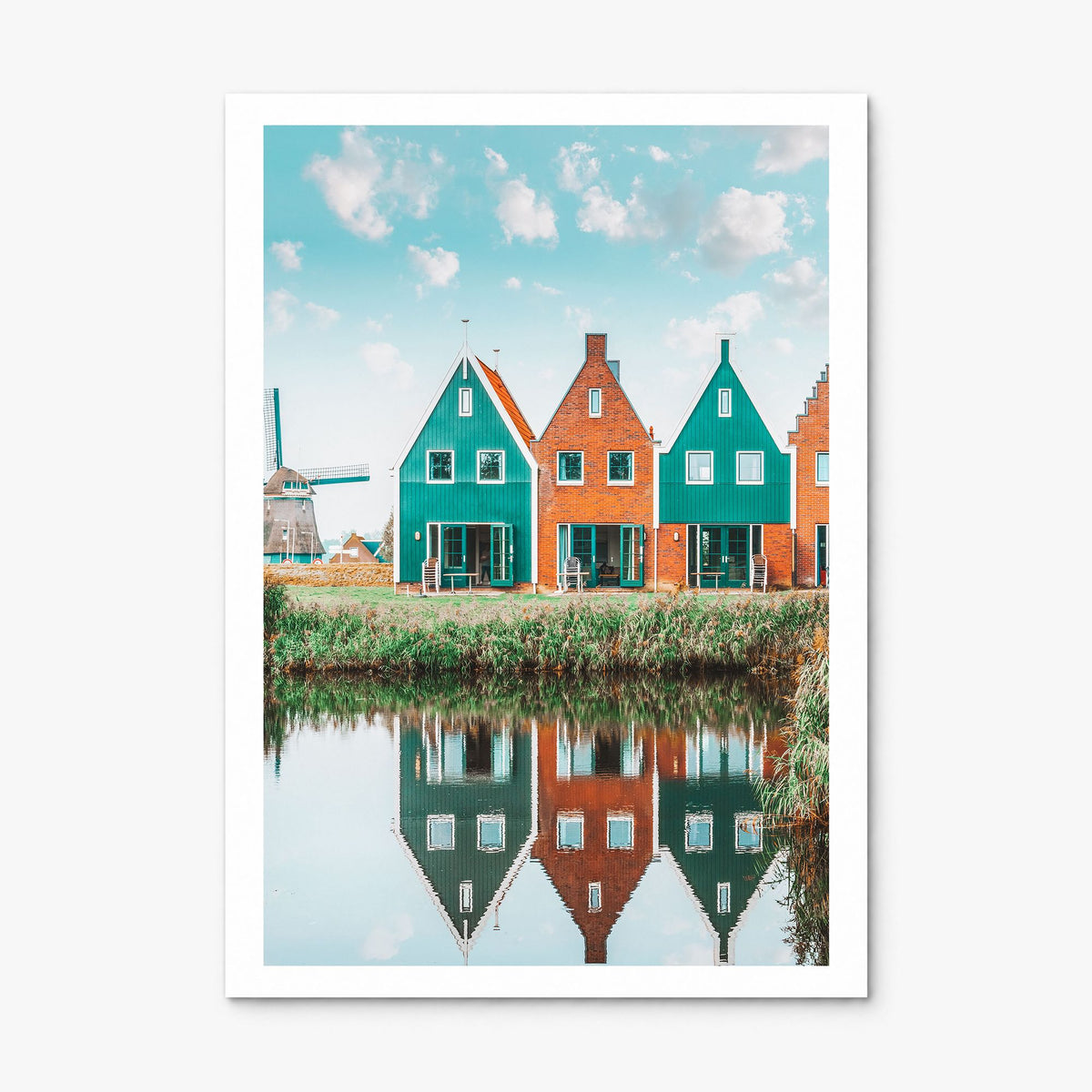 Netherlands Photo Poster, print only (unframed), white border