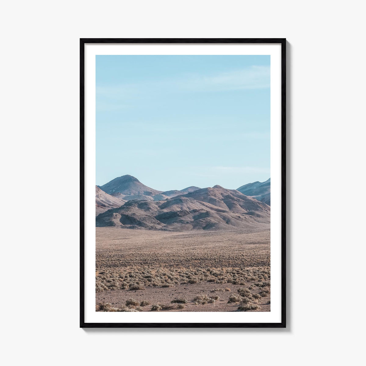 Nevada colorful photo poster of United States – vertical wall art, unframed print shown in interior mockup